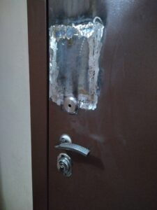 Ремонт двери после взлома